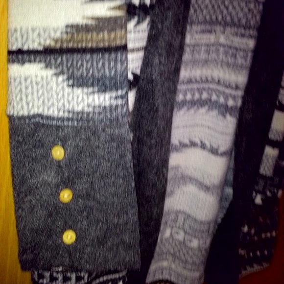 Azteck print Duster/Cardigon Size M - Picture 2 of 5